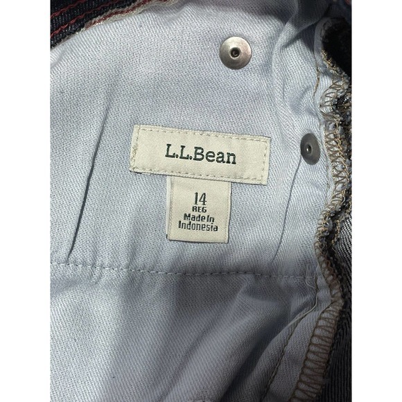 L.L. Bean Performance Stretch Jeans Women's Size 14 36 x‎ 29 Rise 9.5 - Picture 7 of 10